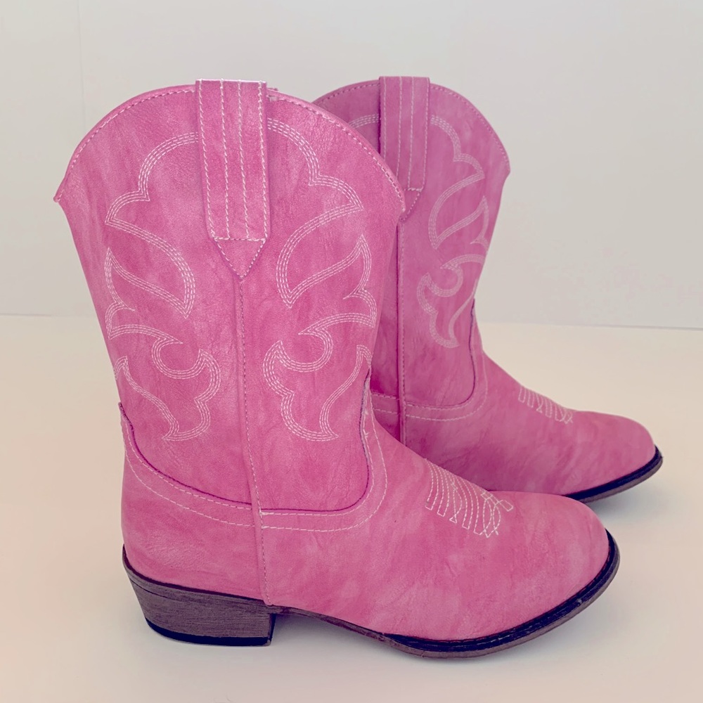 Girls Silver Canyon Western Cowgirl Boots 💕